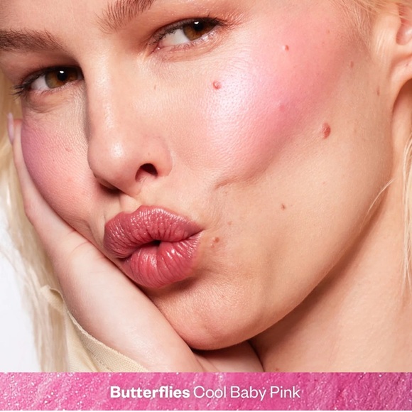 NIB•Kosas Butterflies in Cool Baby Pink - Picture 2 of 3